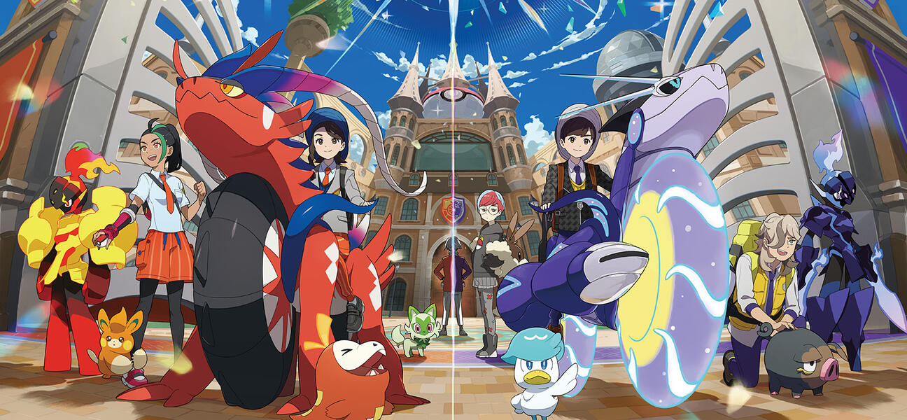 Pokemon Scarlet And Violet Header Pokemon Scarlet And Violet Header