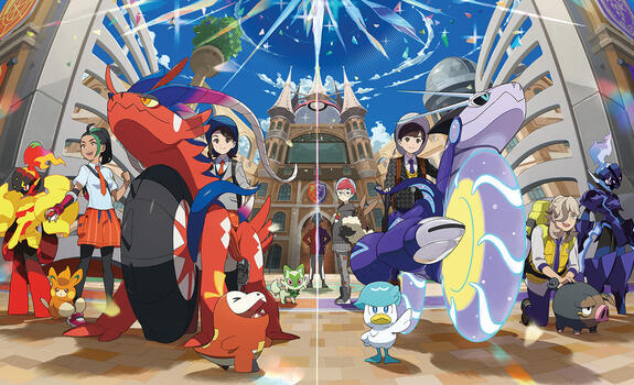 Pokemon Scarlet And Violet Header